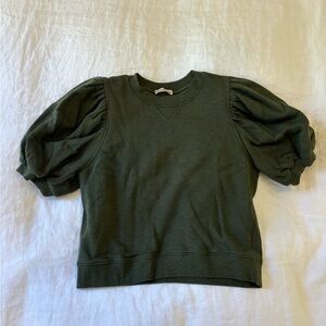 Ulla Johnson Puff Sleeve Sweatshirt